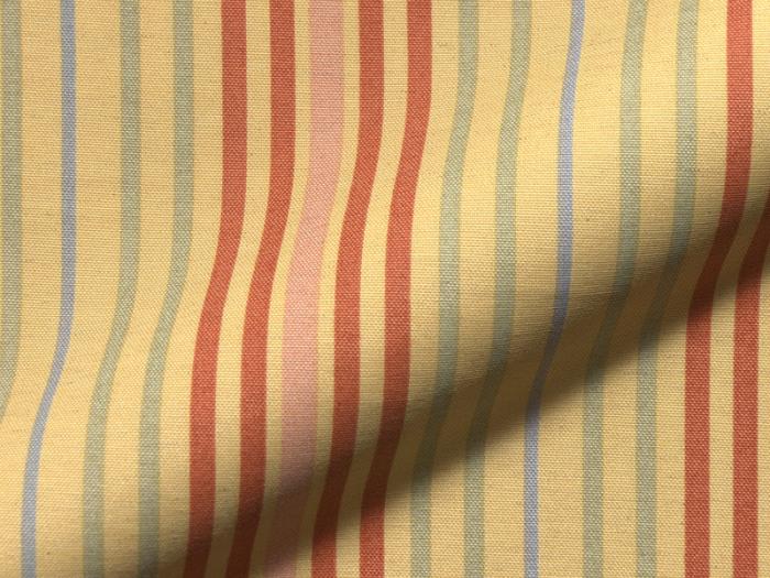 Porta 723 englische Höpke Polsterstoffe gelb gestreift » Möbelstoffparadies