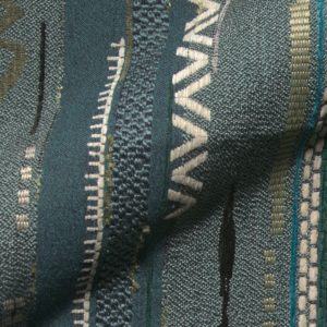 Goa 463 Hoepke Q2 Moebelstoff Gemustert Blau