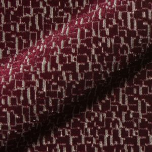 Savannah 475 Hoepke Velours Moebelstoff Polsterstoff Q2 Fleckschutz Gemustert Rot