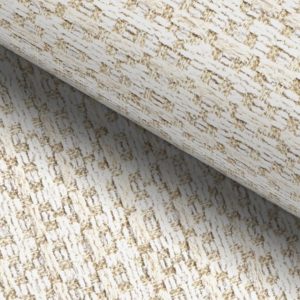 Möbelstoff Braga 313201 Karo Elfenbein Silber