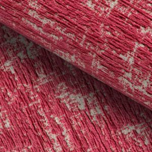 396016 Modena Nachhaltiger Chenille Polsterstoff Fleckschutz Fuchsia
