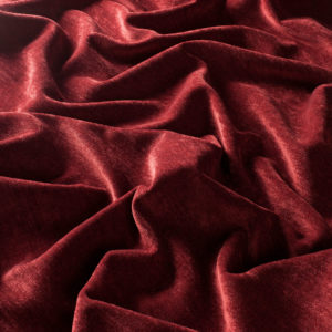 1 6579 011 Diego Jab Anstoetz Chenille Moebelstoff Rot
