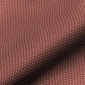 62778101 Polsterstoff Antik Rauten Gemustert Rot Orange