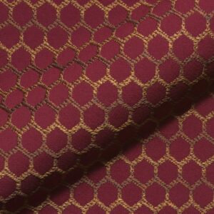 Perla 275 Hoepke Moderne Moebelstoffe Fleckschutz Gemustert Rot