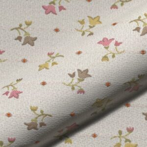 Foscari 140 Hoepke Polsterstoff Meterware Landhausstil Mit Blumenmuster Beige