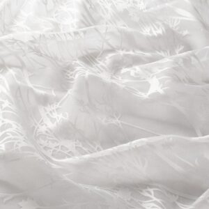 1 8900 090 Blooms Jab Vorhangstoff Meterware Mit Blumenmuster Weiss Beige