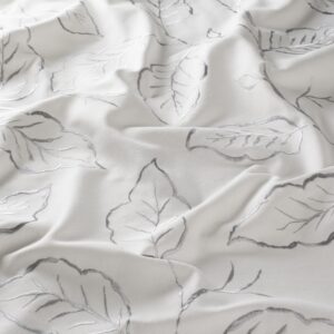8 1912 091 Summer Cottage Jab Vorhangstoff Meterware Weiss Grau