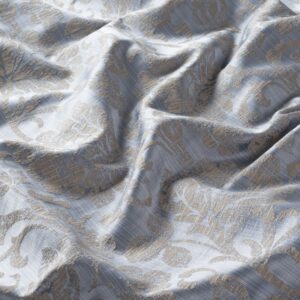 9 7893 050 Felici Jab Vorhangstoff Meterware Mit Blumenmuster Blau
