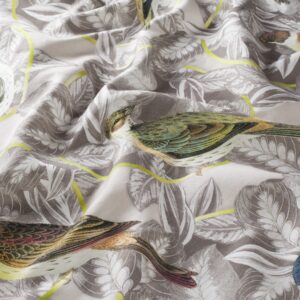 Ca1665 070 Hidden Paradise Jab Vorhangstoff Meterware Gemustert Beige