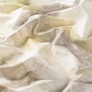 8 1860 040 Paint Jab Vorhangstoff Meterware Gemustert Gelb Beige