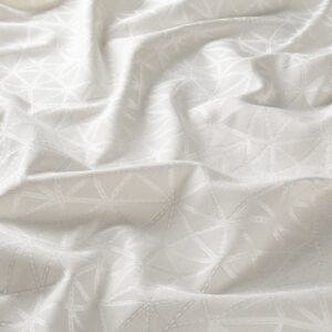 8 1904 070 Visby Jab Vorhangstoff Meterware Gemustert Creme Beige