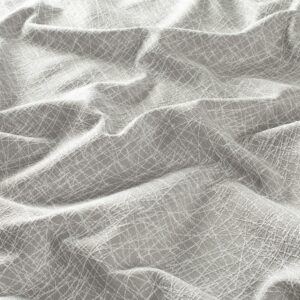 8 1906 092 Web Jab Vorhangstoff Meterware Gemustert Grau Weiss