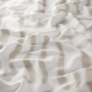 Ca1777 070 Wild Poetry Jab Vorhangstoff Meterware Gemustert Beige Weiss