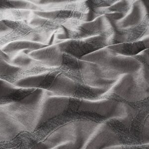 Ch3202 092 Lovers Rock Jab Vorhangstoff Meterware Gemustert Grau
