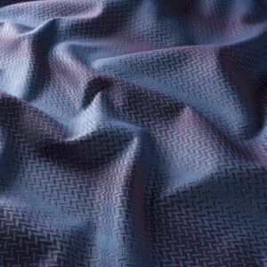 Ja7071 050 Aziza Jab Vorhangstoff Meterware Gemustert Blau Lila