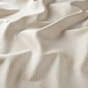Ja7071 071 Aziza Jab Vorhangstoff Meterware Gemustert Beige