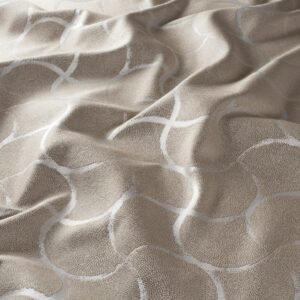 Ja7112 020 Mosaic Jab Vorhangstoff Meterware Gemustert Braun