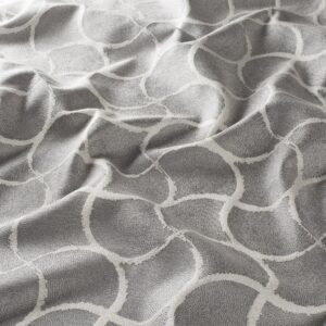 Ja7112 091 Mosaic Jab Vorhangstoff Meterware Gemustert Grau