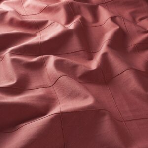 Ja6167 010 Chester Jab Vorhangstoff Meterware Gemustert Rot