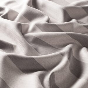 8 8034 091 Nightline Fr Jab Vorhangstoff Meterware Gestreift Grau