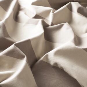 9 7700 020 Stardust Jab Vorhangstoff Meterware Gestreift Braun