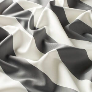 9 7484 092 Tony Jab Vorhangstoff Meterware Gestreift Grau