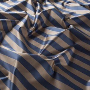 9 7691 053 Timeline Jab Vorhangstoff Meterware Gestreift Blau Braun