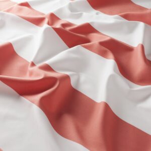 Gs1013 061 Holiday Stripe Jab Vorhangstoff Meterware Gestreift Orange