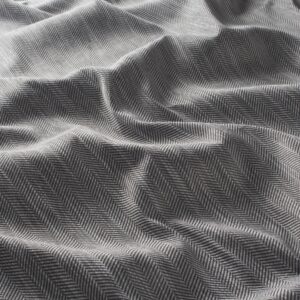 Ja7137 091 Darkening Jab Vorhangstoff Meterware Gemustert Grau