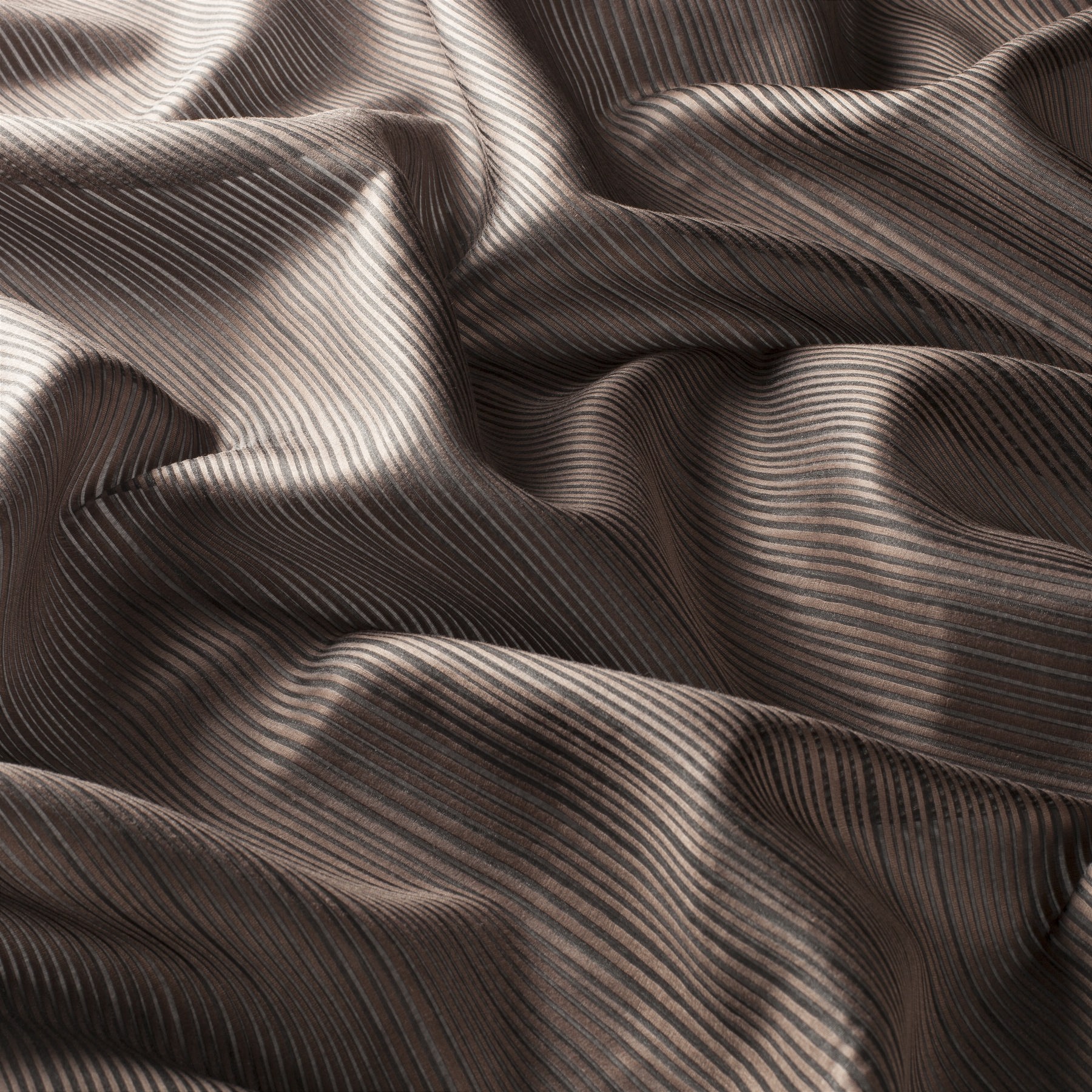 9 7694 025 Scalea Jab Gardinenstoff Meterware Gestreift Braun 9 7694 025 Scalea Jab Gardinenstoff Meterware Gestreift Braun