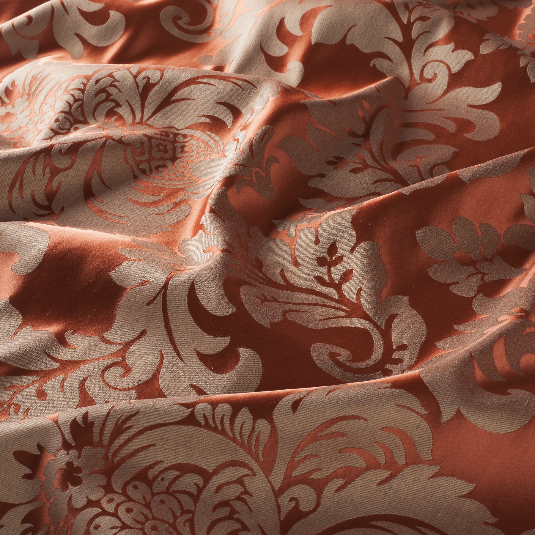 Ja7107 060 Accantus Jab Vorhangstoff Meterware Gemustert Orange Ja7107 060 Accantus Jab Vorhangstoff Meterware Gemustert Orange