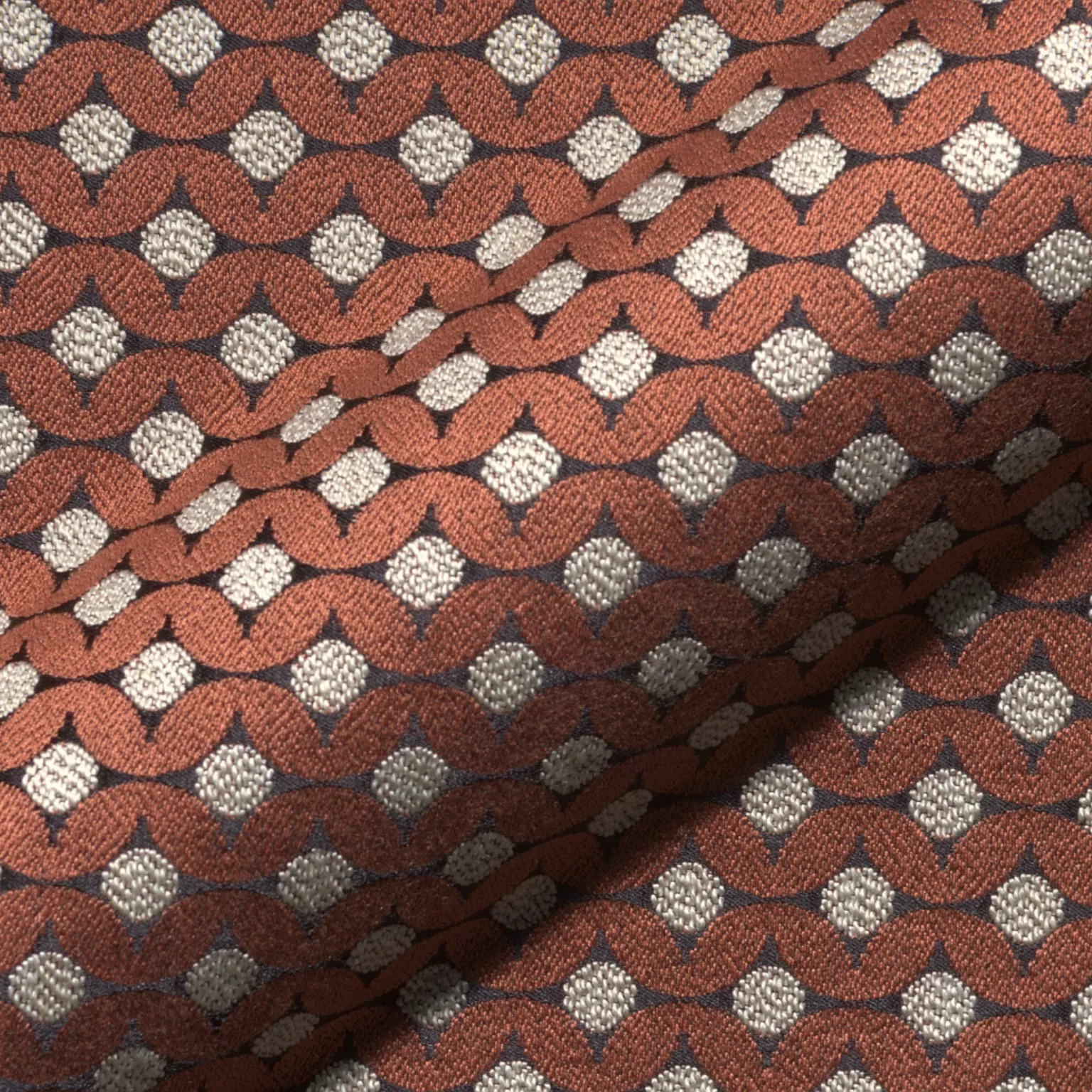 Biletta 816 Hoepke Q2 Melodia Moebelstoff Gemustert Orange Biletta 816 Hoepke Q2 Melodia Moebelstoff Gemustert Orange