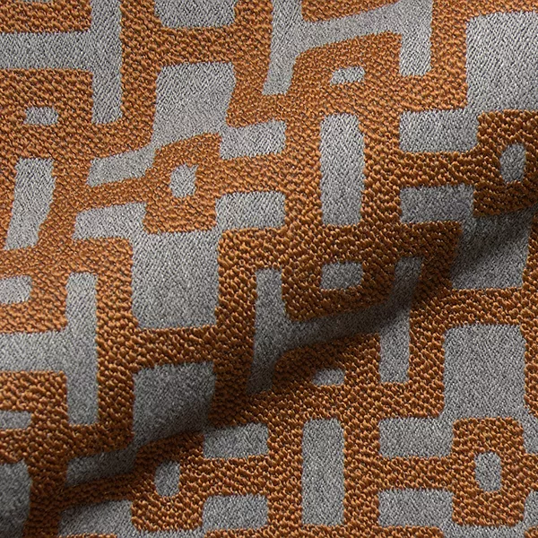 Metro 167 Hoepke Q2 Studioline Vol. 1 Moebelstoff Gemustert Grau Orange Metro 167 Hoepke Q2 Studioline Vol. 1 Moebelstoff Gemustert Grau Orange