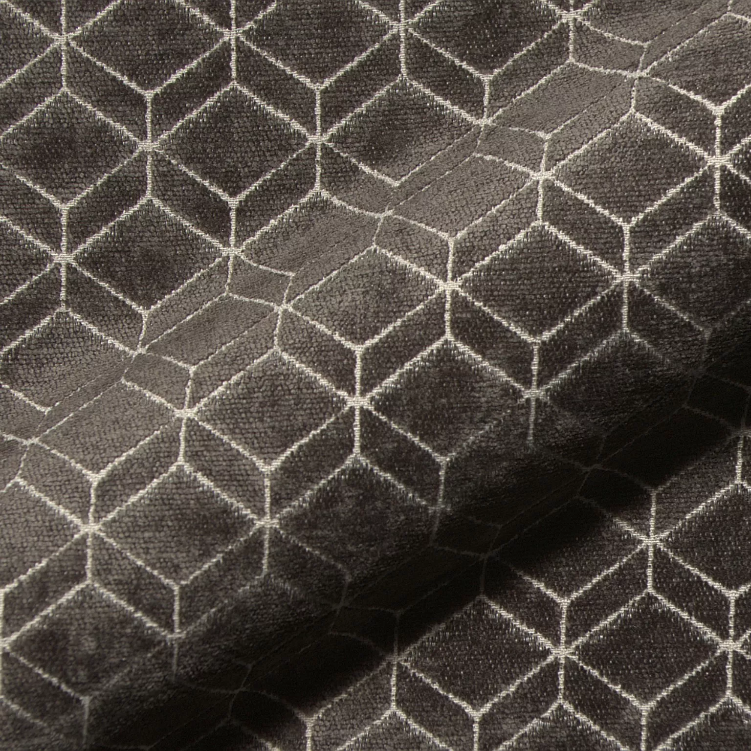 Retro 8317 Hoepke Best Pattern Vol. 2 Moebelstoff Geometrisch Gemustert Grau Retro 8317 Hoepke Best Pattern Vol. 2 Moebelstoff Geometrisch Gemustert Grau