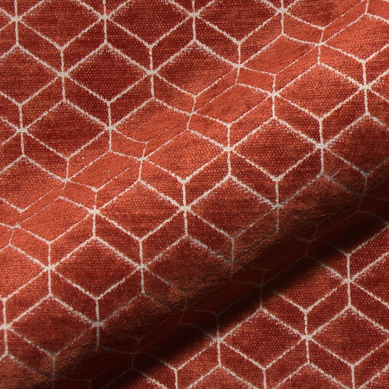 Retro 8508 Hoepke Best Pattern Vol. 2 Moebelstoff Geometrisch Gemustert Orange Retro 8508 Hoepke Best Pattern Vol. 2 Moebelstoff Geometrisch Gemustert Orange