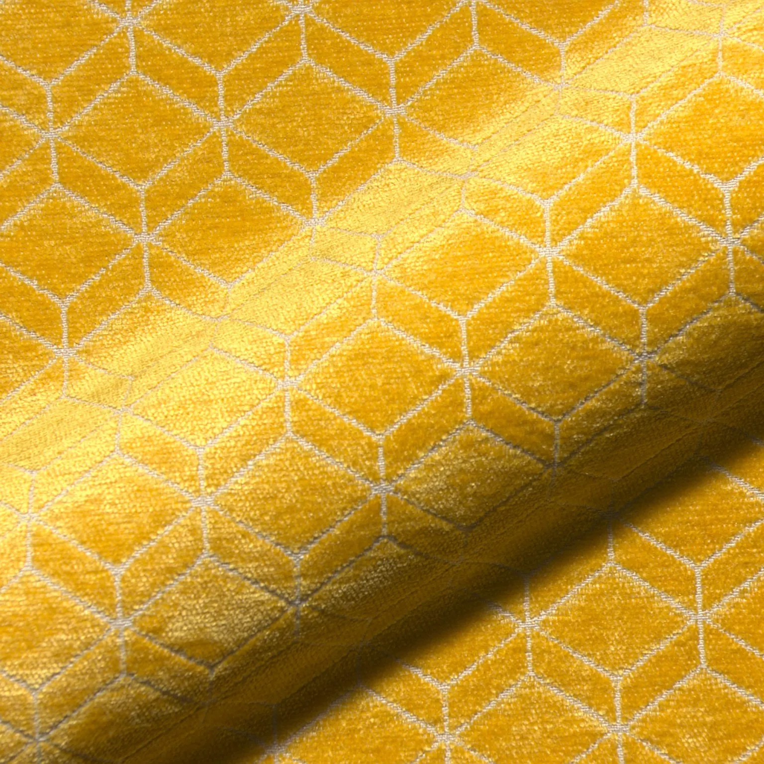 Retro 8613 Hoepke Best Pattern Vol. 2 Moebelstoff Geometrisch Gemustert Gelb Retro 8613 Hoepke Best Pattern Vol. 2 Moebelstoff Geometrisch Gemustert Gelb