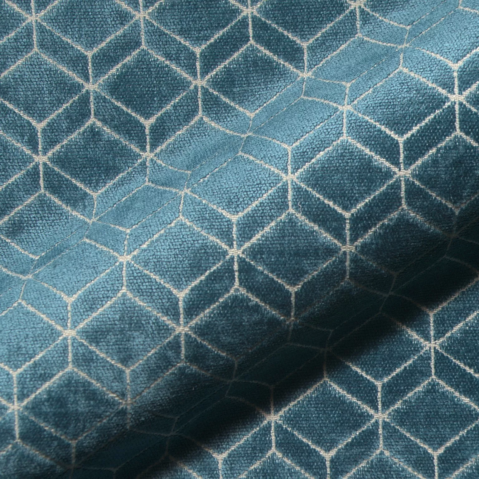 Retro 8805 Hoepke Best Pattern Vol. 2 Moebelstoff Geometrisch Gemustert Blau Retro 8805 Hoepke Best Pattern Vol. 2 Moebelstoff Geometrisch Gemustert Blau